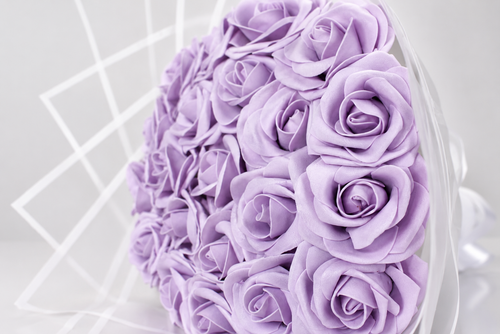 Lila - Rosen Bouquet