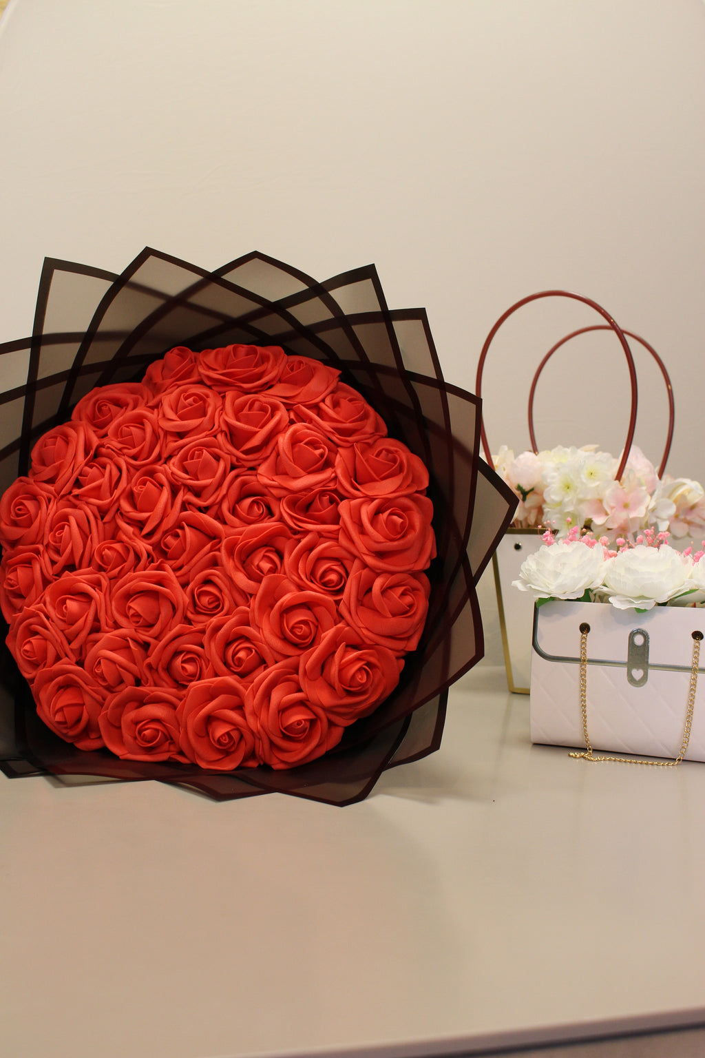 Rotes - Rosen Bouquet