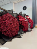 Glitzer Rosen rot